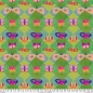 Preview: Baumwolle Patchwork - Carolyn Gavin Stoffe - Harmony - Harlequin Grass